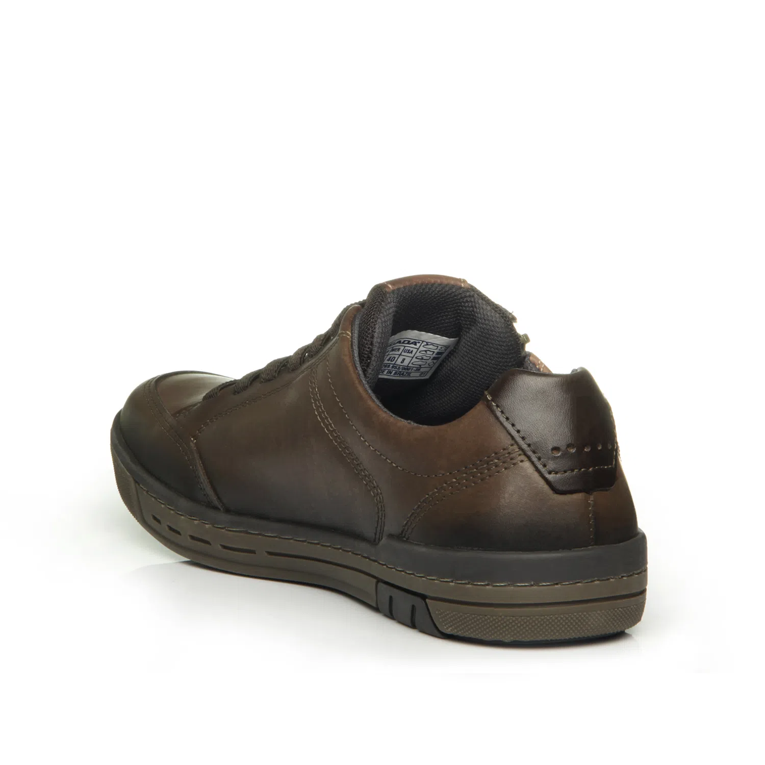 Calzado Zapato Casual de Marca Pegada Cuero Cordones Elásticos Hombre - Imagen 3