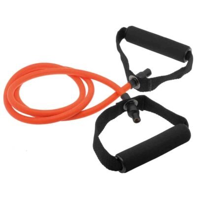 Banda Intensidad de Goma con Mangos Entrenamiento Fitness Yoga Cardio Crossfit