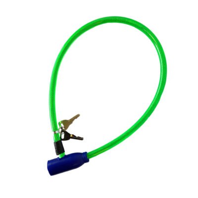 Tranca Linga de Acero con Llave 60cmx8mm Knex Protección Bicicleta Motocicleta