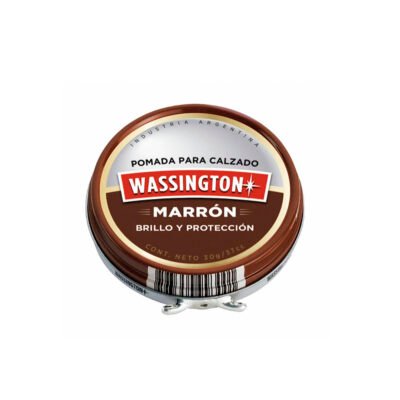 Pomada para Zapatos Wassington Incoloro y Marrón Cuero