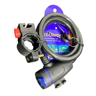 Cadena Antirrobo Chico Con Tranca Para Bicicleta Con Llave