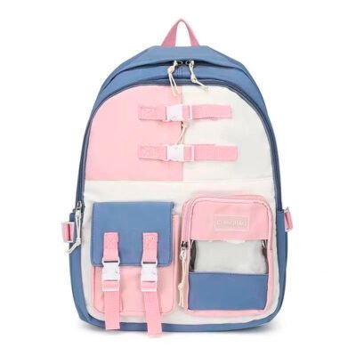 Mochila CHIAOBAG Bolso Casual Escolar Colores Pasteles