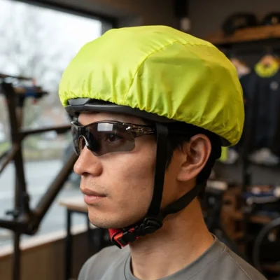 Funda de Nylon para Casco de Bicicleta Ciclismo Lluvia