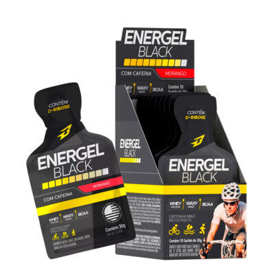 Gel Energizante Energel Black Sachets Caja 10 Unidades Fitness