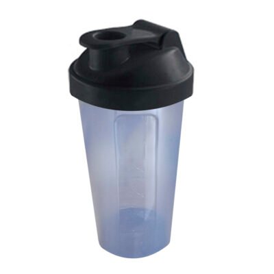 Vaso Portátil de Plástico 500ml Deportivo Suplementos Fitness