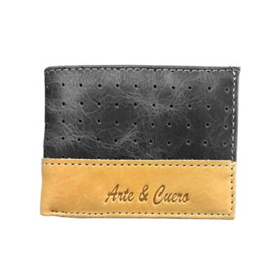 Billetera de Cuero Artesanal Casual Accesorio Hombre