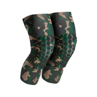 Rodillera Lycra Camuflada Acolchonada Multideportiva Par Fitness