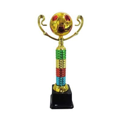 Copa Balón De Futbol Dorado Trofeo De Premiación 33cm