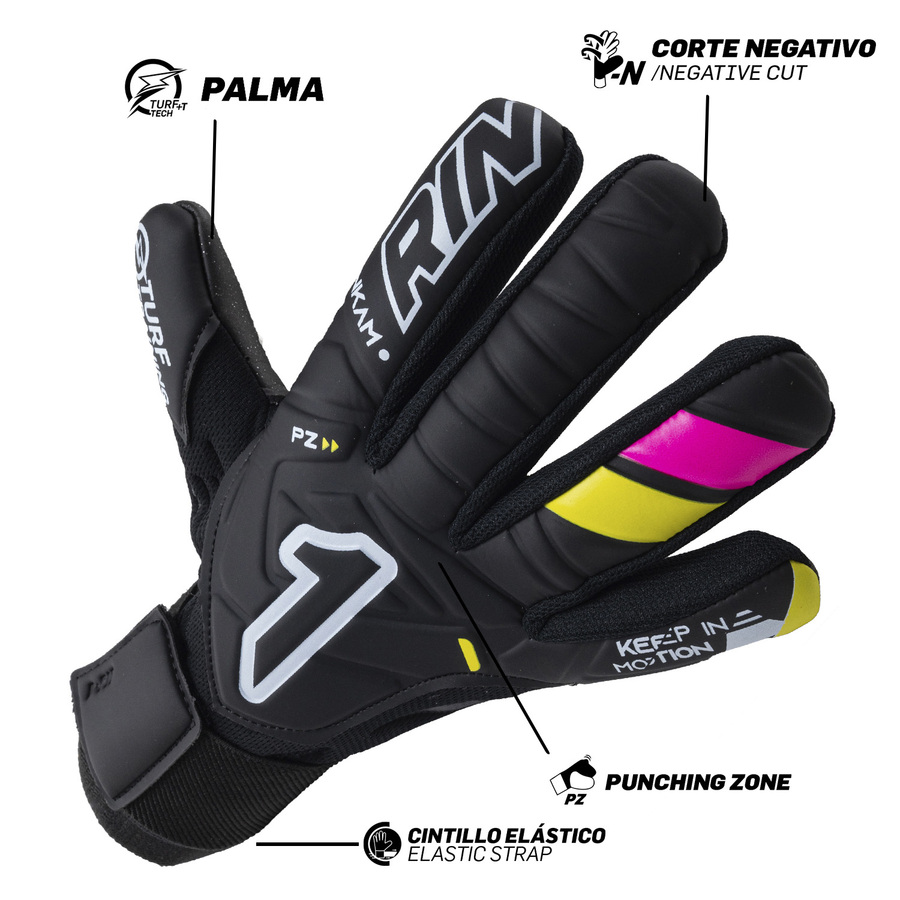 Guante De Golero Para Niño Rinat – Nkam Training INF Negro - Imagen 9