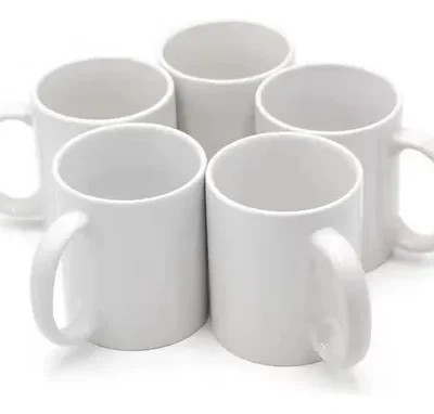 Set De 5 Tazas Para Sublimar
