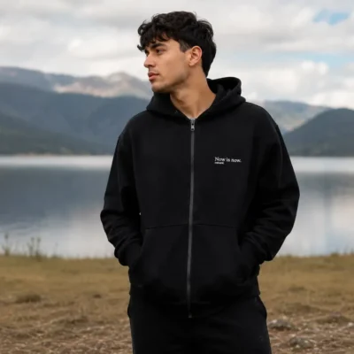 Campera Mistral Canguro Con Capucha Y Cierre Para Hombre